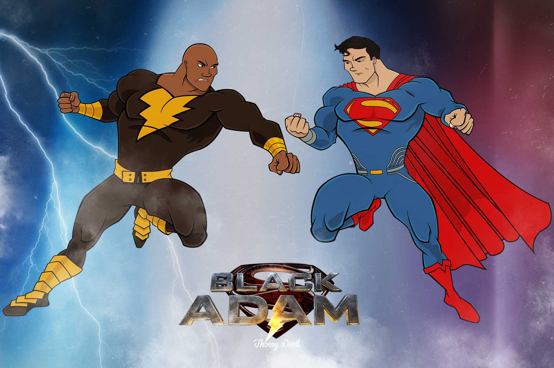 Black Adam vs Superman